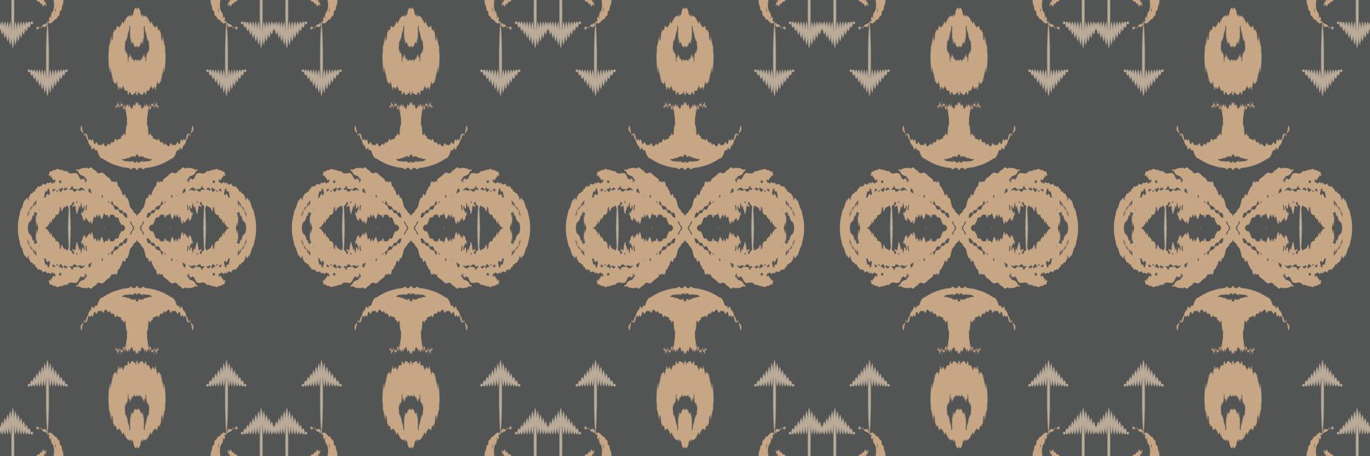 Ethnic ikat stripes batik textile seamless pattern digital vector design for Print saree Kurti Borneo Fabric border brush symbols swatches designer