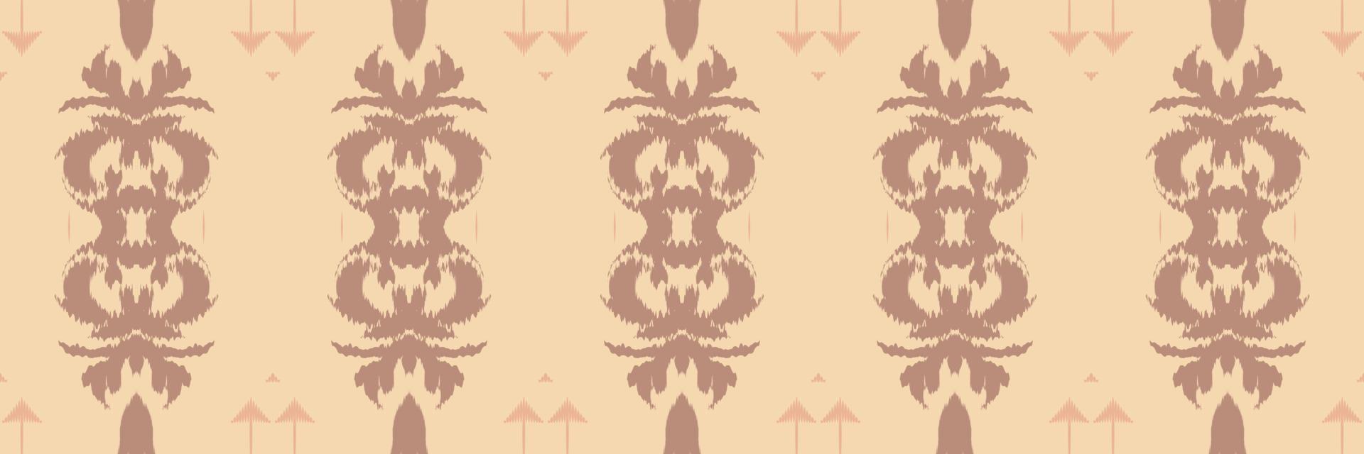 Ikkat or ikat damask batik textile seamless pattern digital vector design for Print saree Kurti Borneo Fabric border brush symbols swatches designer