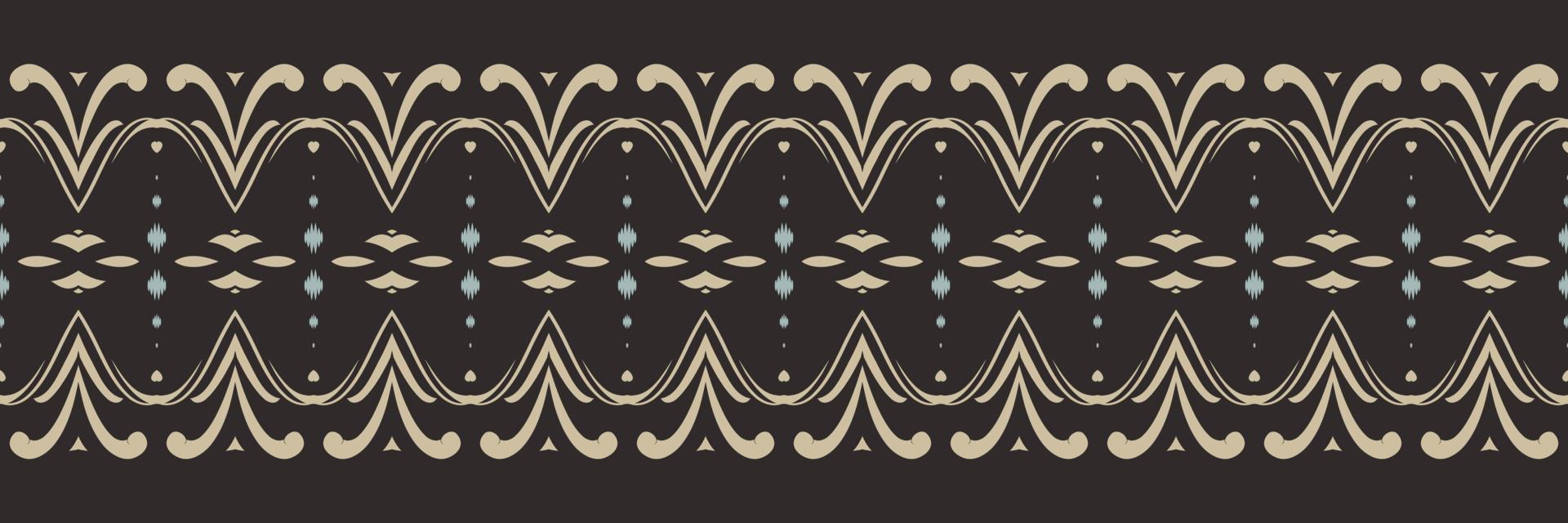 Batik Textile ikat background seamless pattern digital vector design for Print saree Kurti Borneo Fabric border brush symbols swatches party wear