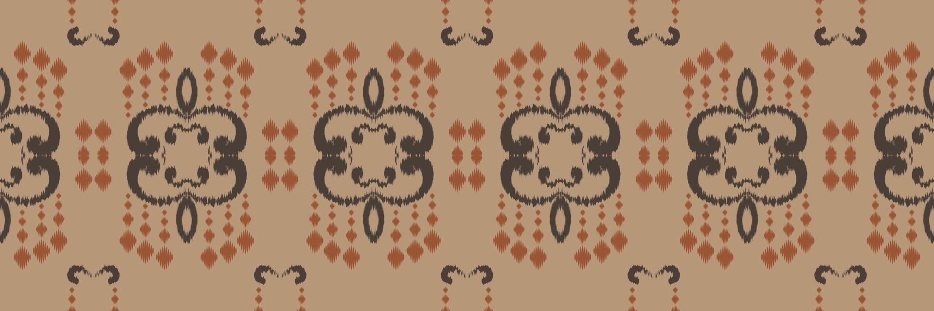 Ikat designs batik textile seamless pattern digital vector design for Print saree Kurti Borneo Fabric border brush symbols swatches cotton