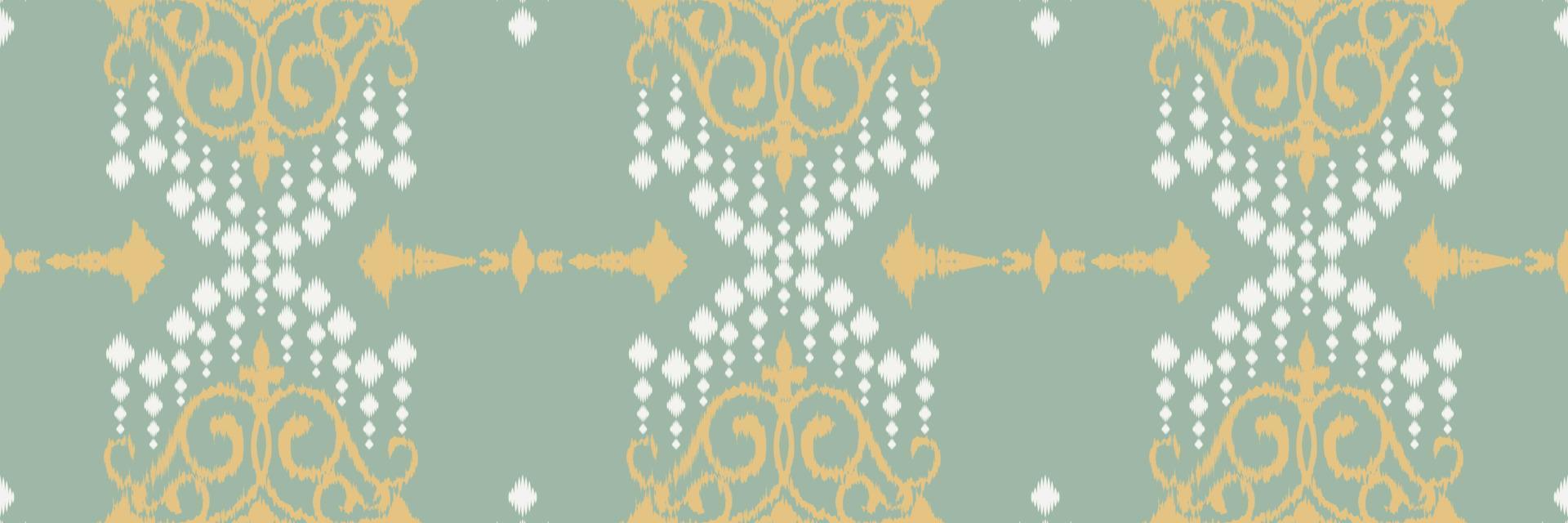 Ikat prints batik textile seamless pattern digital vector design for Print saree Kurti Borneo Fabric border brush symbols swatches designer