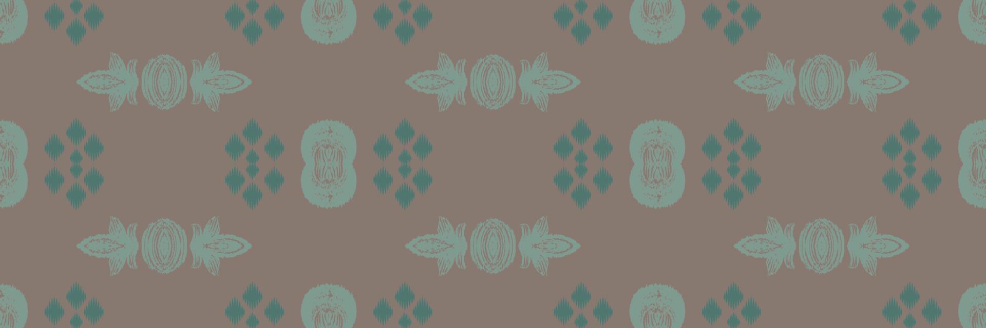 Batik Textile Ikkat or ikat fabric seamless pattern digital vector design for Print saree Kurti Borneo Fabric border brush symbols swatches stylish
