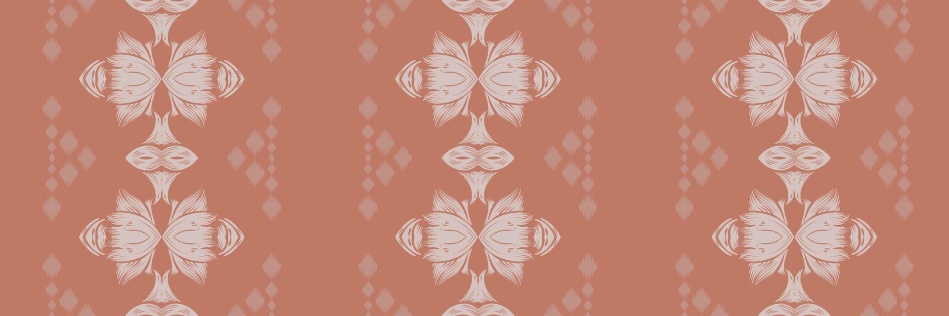 Ikat damask batik textile seamless pattern digital vector design for Print saree Kurti Borneo Fabric border brush symbols swatches designer