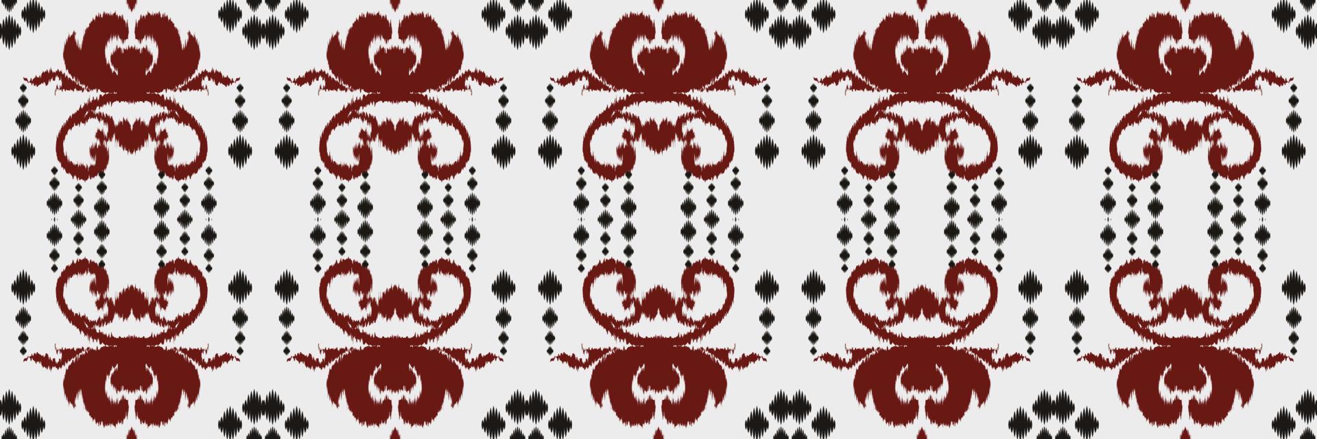 Ikkat or ikat texture batik textile seamless pattern digital vector design for Print saree Kurti Borneo Fabric border brush symbols swatches designer