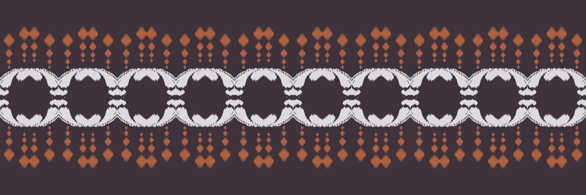 Ikat floral tribal art Seamless Pattern. Ethnic Geometric Batik Ikkat Digital vector textile Design for Prints Fabric saree Mughal brush symbol Swaths texture Kurti Kurtis Kurtas