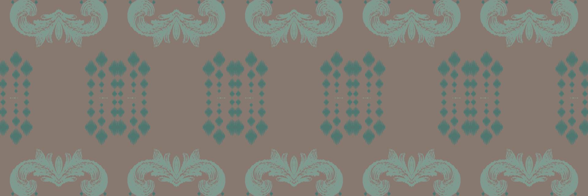 motivo ikat fondo batik textil patrón sin costuras diseño vectorial digital para imprimir saree kurti borde de tela símbolos de pincel muestras ropa de fiesta vector