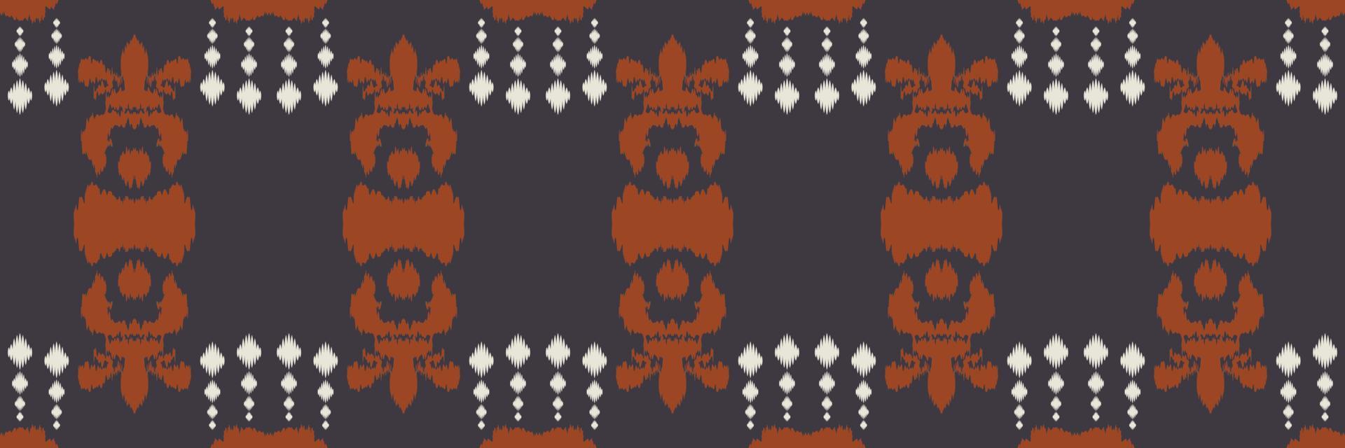 Batik Textile Motif ikat flower seamless pattern digital vector design for Print saree Kurti Borneo Fabric border brush symbols swatches designer