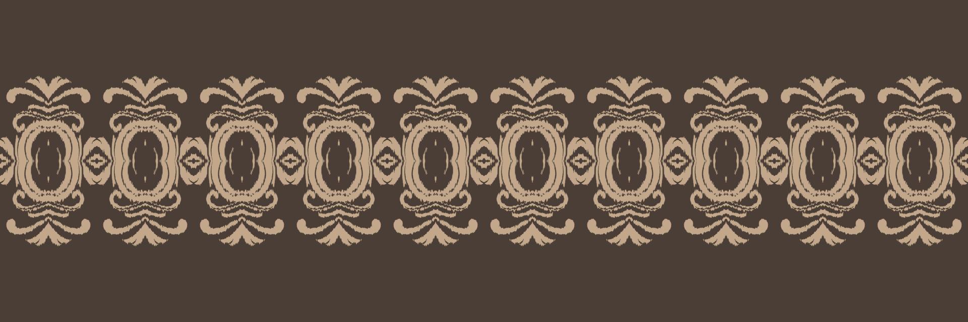 batik textil ikat diseños de patrones sin fisuras diseño vectorial digital para imprimir saree kurti borde de tela símbolos de pincel muestras de algodón vector