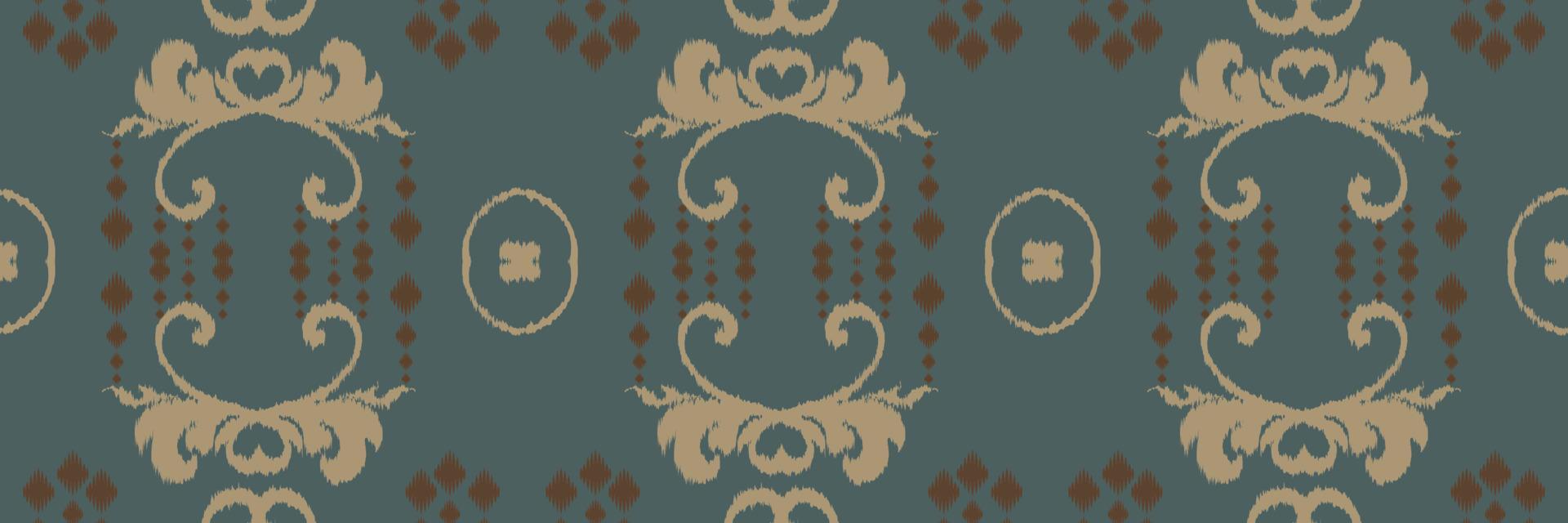 Motif ikat background batik textile seamless pattern digital vector design for Print saree Kurti Borneo Fabric border brush symbols swatches designer