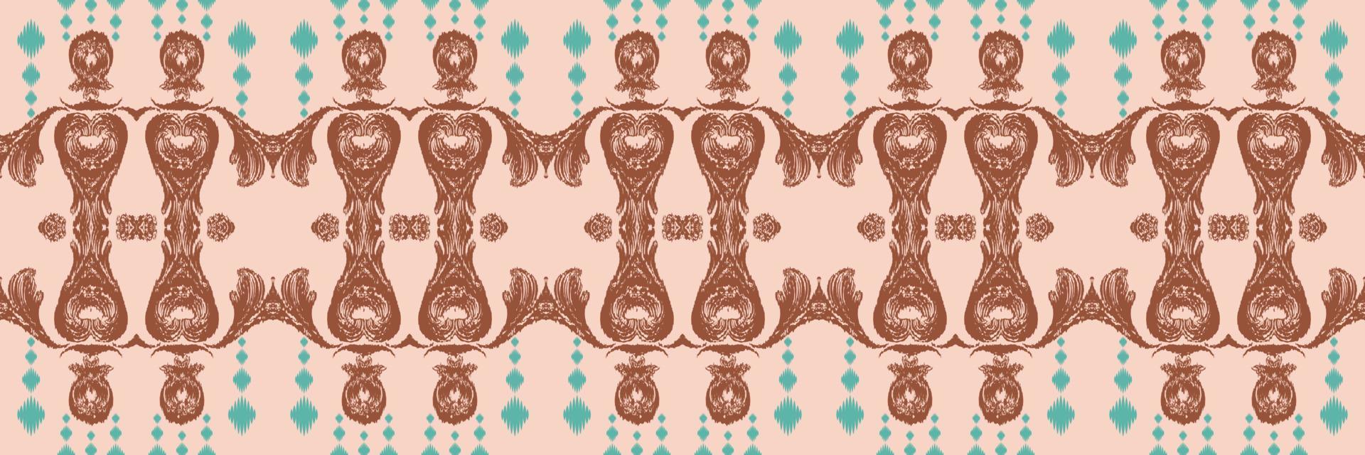 ikat diseña patrones sin fisuras de fondo tribal. étnico geométrico ikkat batik vector digital diseño textil para estampados tela sari mughal cepillo símbolo franjas textura kurti kurtis kurtas