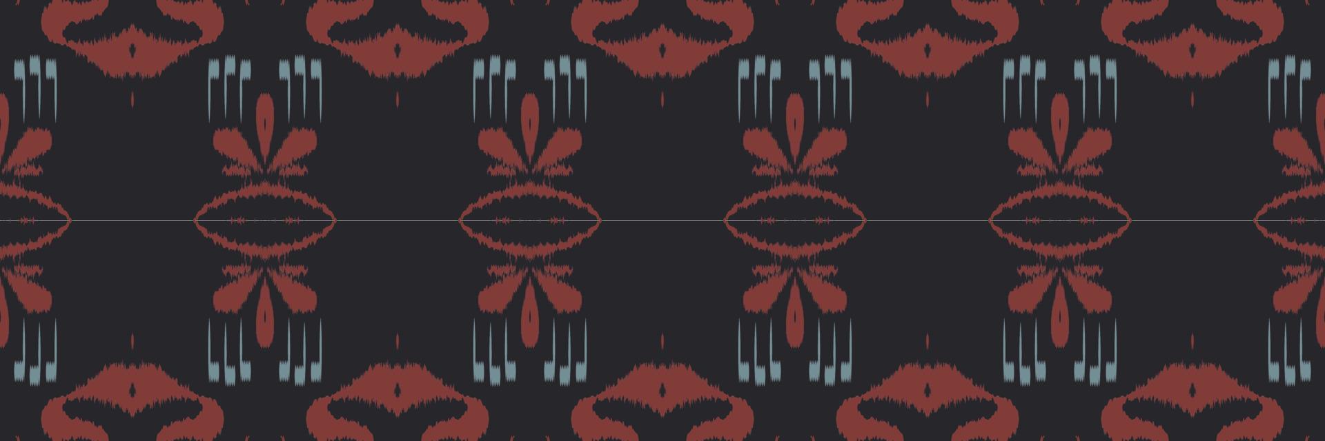 Ikat fabric batik textile seamless pattern digital vector design for Print saree Kurti Borneo Fabric border brush symbols swatches designer