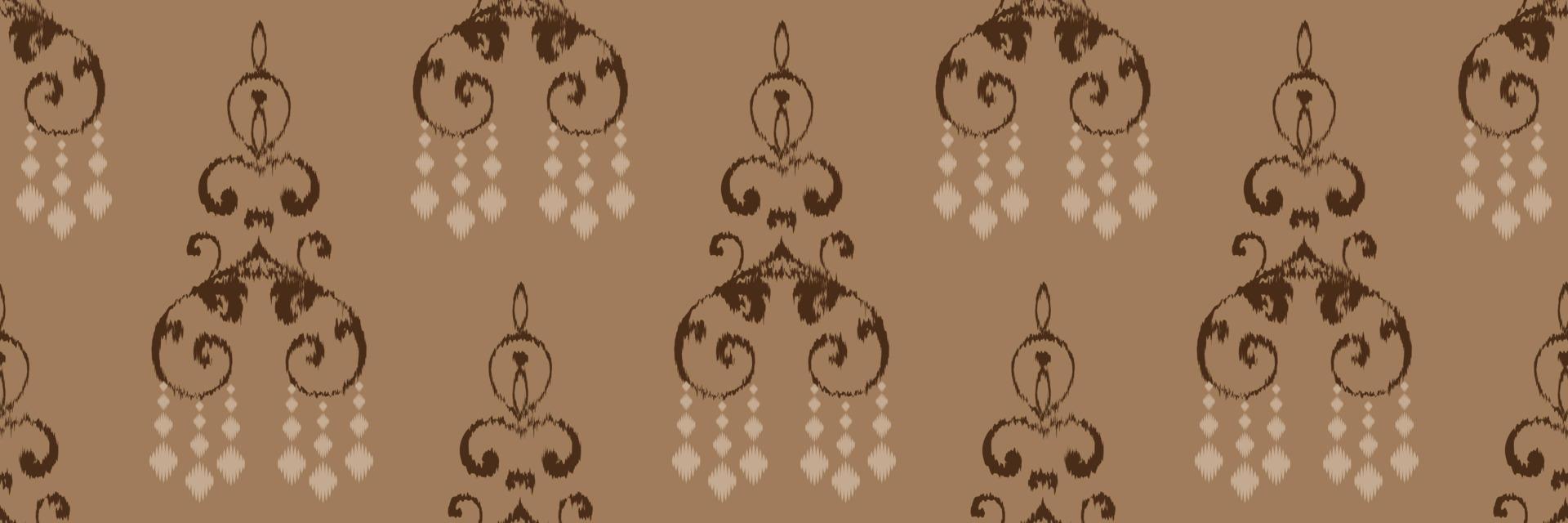 Ikat Damask Scandinavian embroidery, ikat seamless pattern tribal cross, Asian design Digital textile Asian Design ancient art for Prints Fabric saree Mughal Swaths texture Kurti Kurtis Kurtas vector