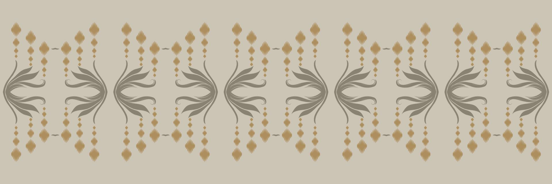 Batik Textile Ethnic ikat vector seamless pattern digital vector design for Print saree Kurti Borneo Fabric border brush symbols swatches designer
