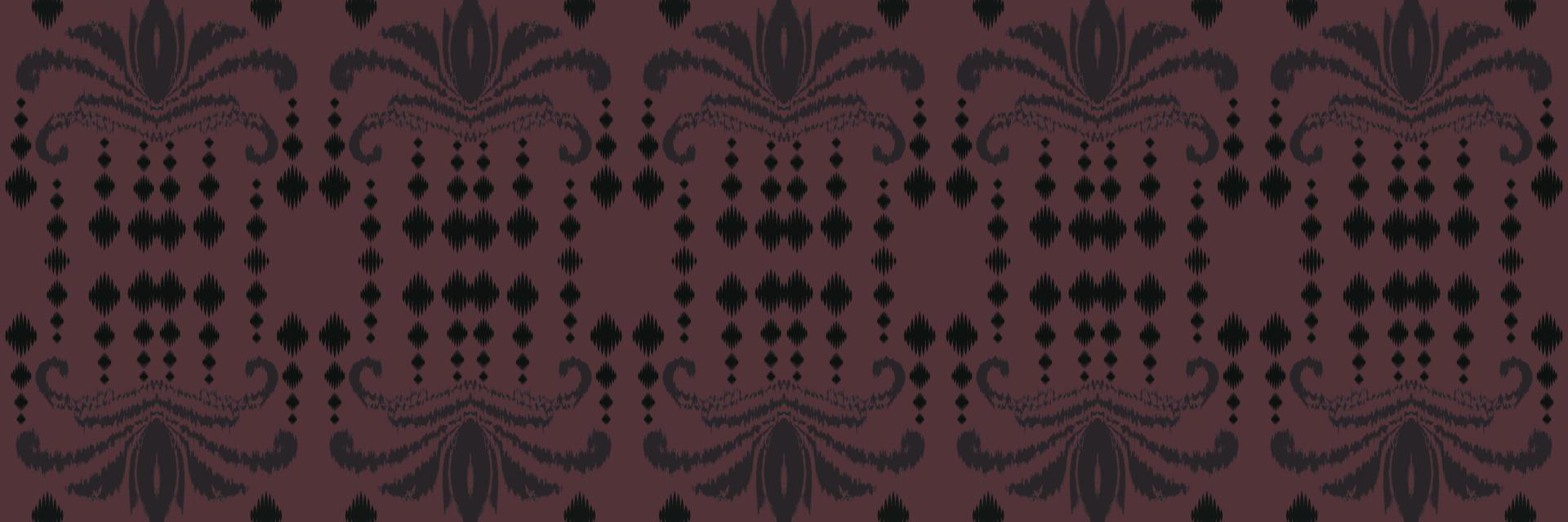 Ikkat or ikat damask batik textile seamless pattern digital vector design for Print saree Kurti Borneo Fabric border brush symbols swatches stylish