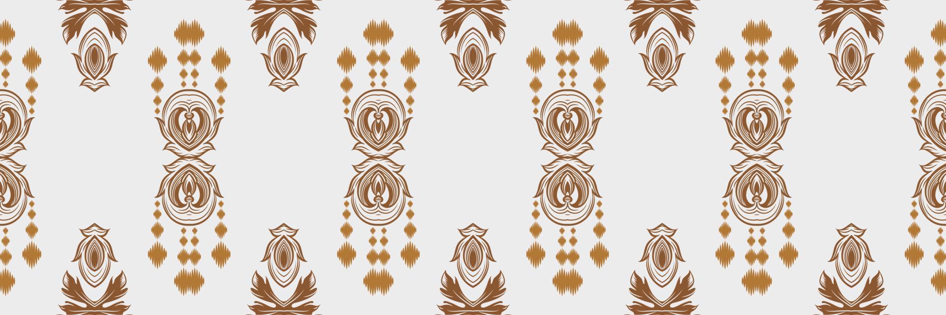 Motif ikat diamond batik textile seamless pattern digital vector design for Print saree Kurti Borneo Fabric border brush symbols swatches stylish