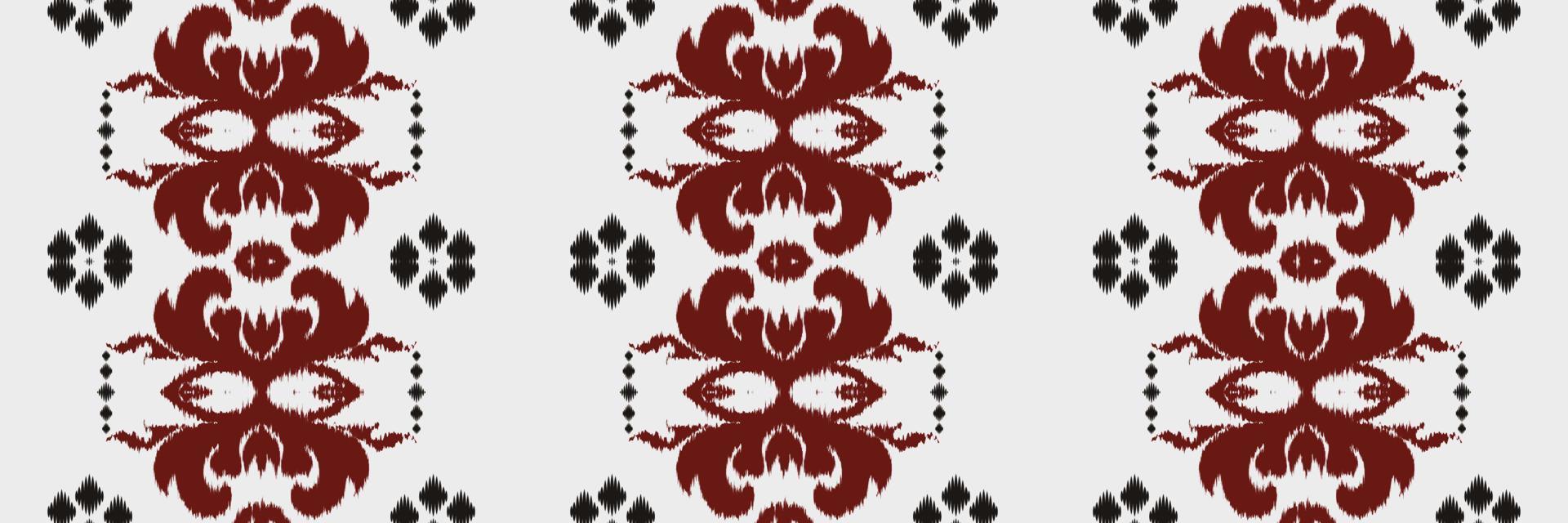 Ikat diamond batik textile seamless pattern digital vector design for Print saree Kurti Borneo Fabric border brush symbols swatches designer
