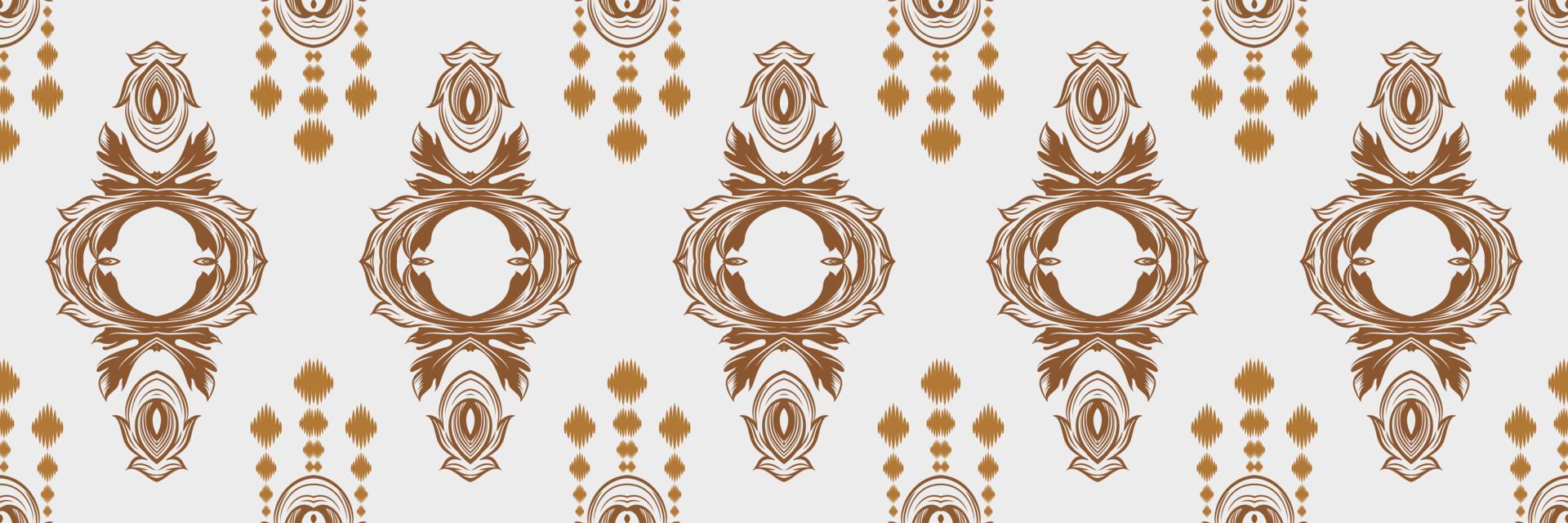 Batik Textile ikat chevron seamless pattern digital vector design for Print saree Kurti Borneo Fabric border brush symbols swatches cotton