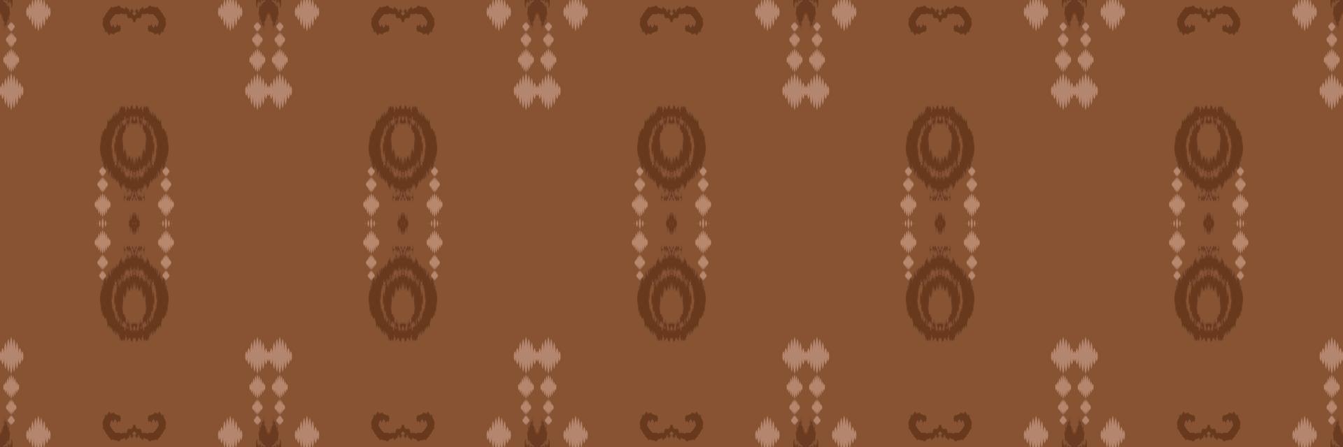Ikat border tribal Aztec Seamless Pattern. Ethnic Geometric Ikkat Batik Digital vector textile Design for Prints Fabric saree Mughal brush symbol Swaths texture Kurti Kurtis Kurtas