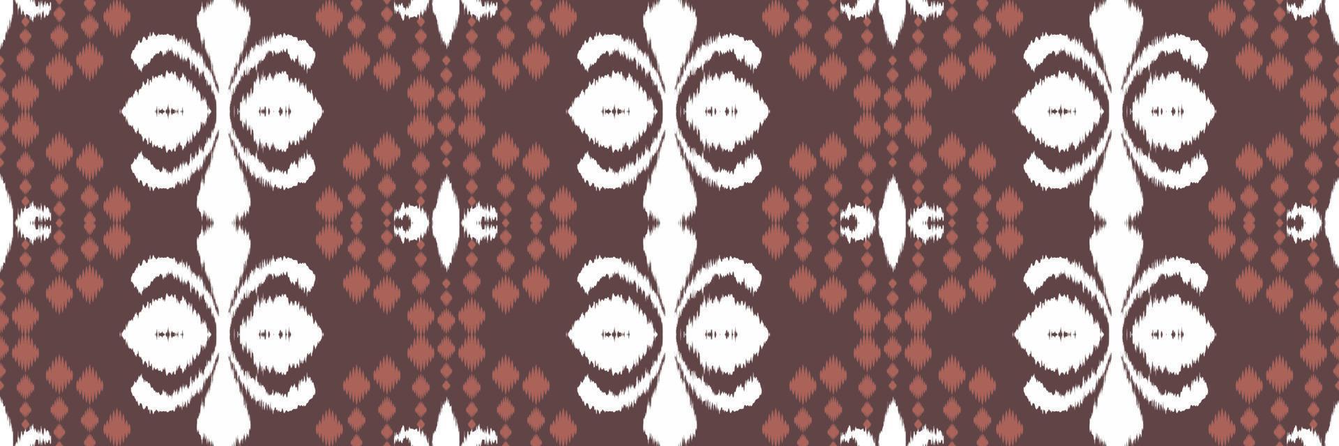 Batik Textile Ikkat or ikat background seamless pattern digital vector design for Print saree Kurti Borneo Fabric border brush symbols swatches designer