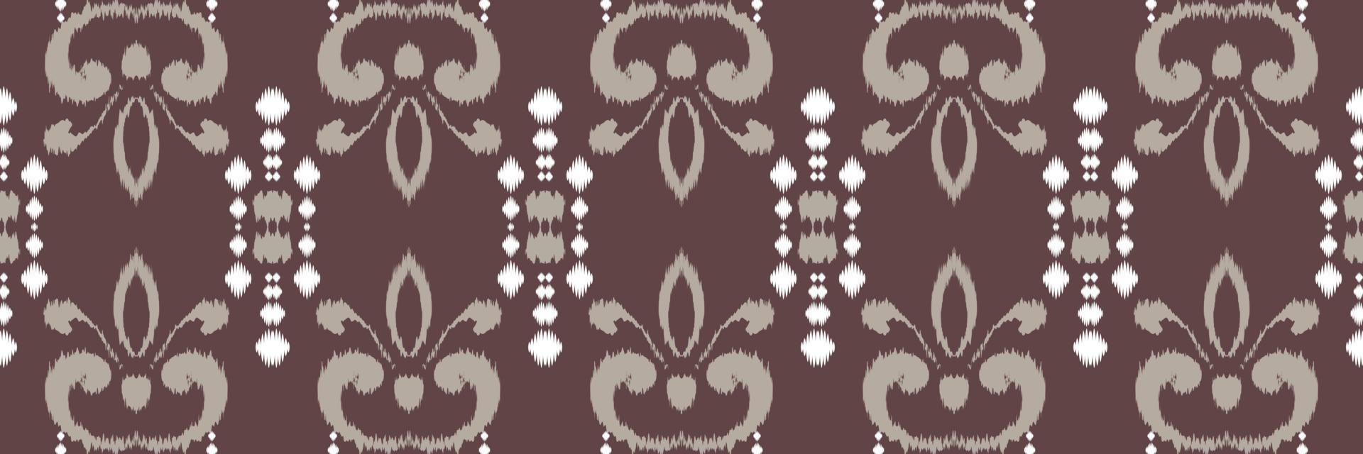 Ikat stripe batik textile seamless pattern digital vector design for Print saree Kurti Borneo Fabric border brush symbols swatches designer