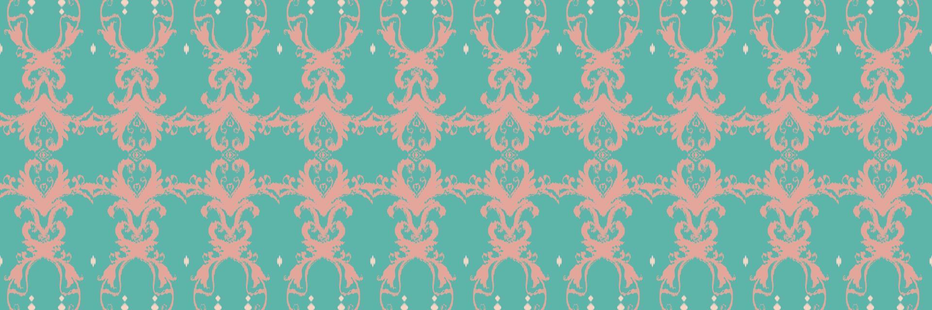 Ethnic ikat texture batik textile seamless pattern digital vector design for Print saree Kurti Borneo Fabric border brush symbols swatches designer