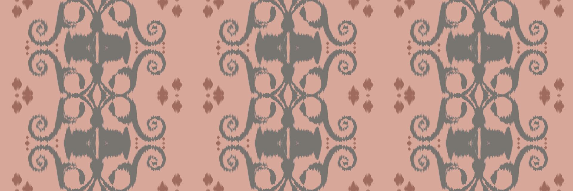 Batik Textile Ethnic ikat design seamless pattern digital vector design for Print saree Kurti Borneo Fabric border brush symbols swatches cotton