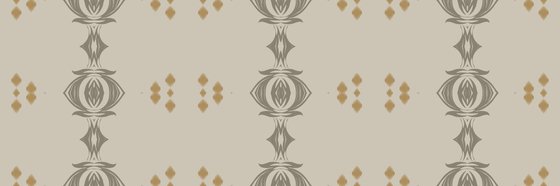 Batik Textile Ethnic ikat vector seamless pattern digital vector design for Print saree Kurti Borneo Fabric border brush symbols swatches designer