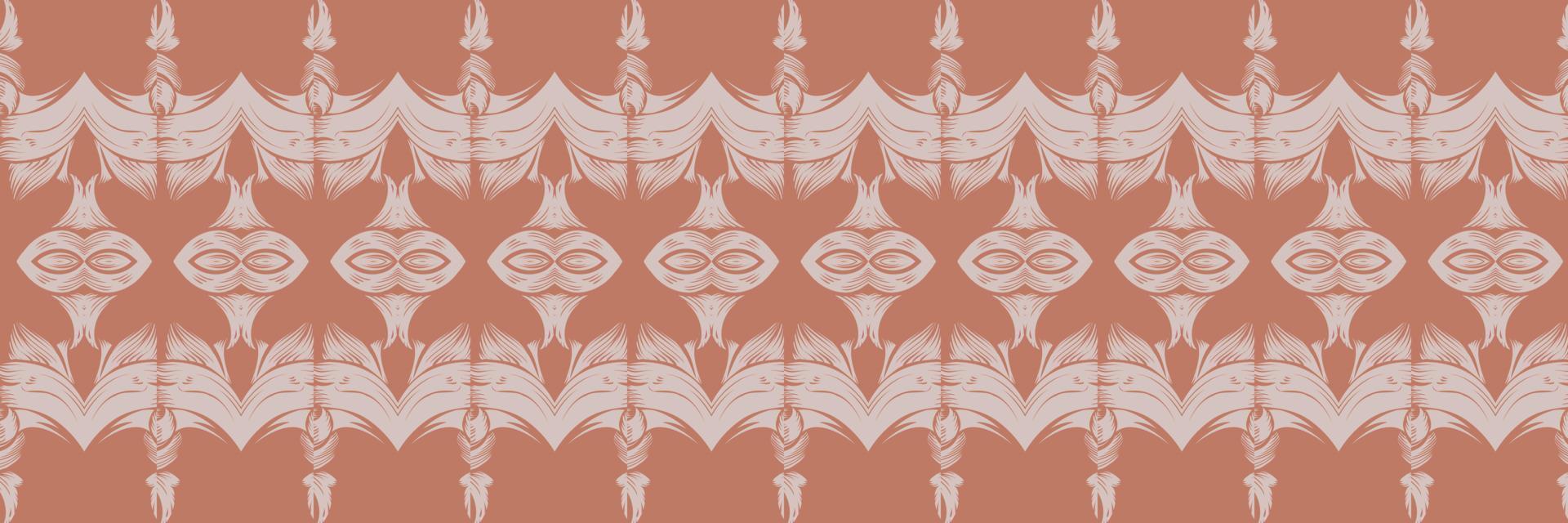 Batik Textile African ikat seamless pattern digital vector design for Print saree Kurti Borneo Fabric border brush symbols swatches designer