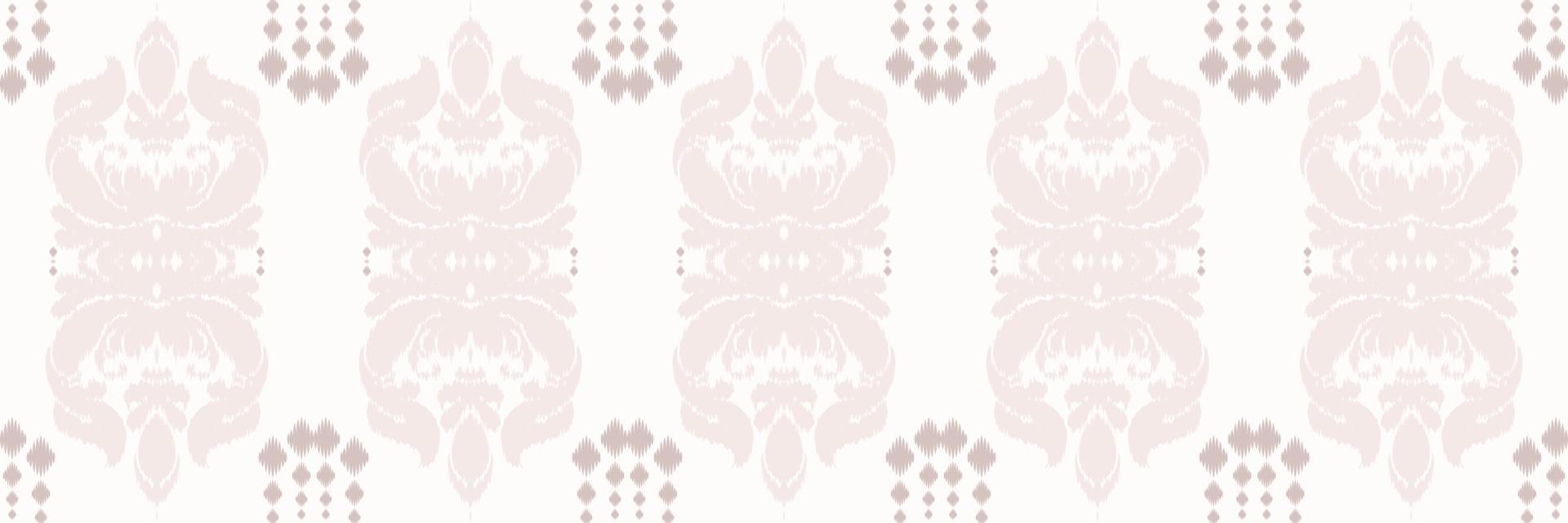 Batik Textile ikat damask seamless pattern digital vector design for Print saree Kurti Borneo Fabric border brush symbols swatches designer