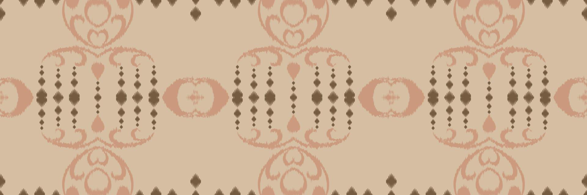 Motif ikat floral batik textile seamless pattern digital vector design for Print saree Kurti Borneo Fabric border brush symbols swatches designer