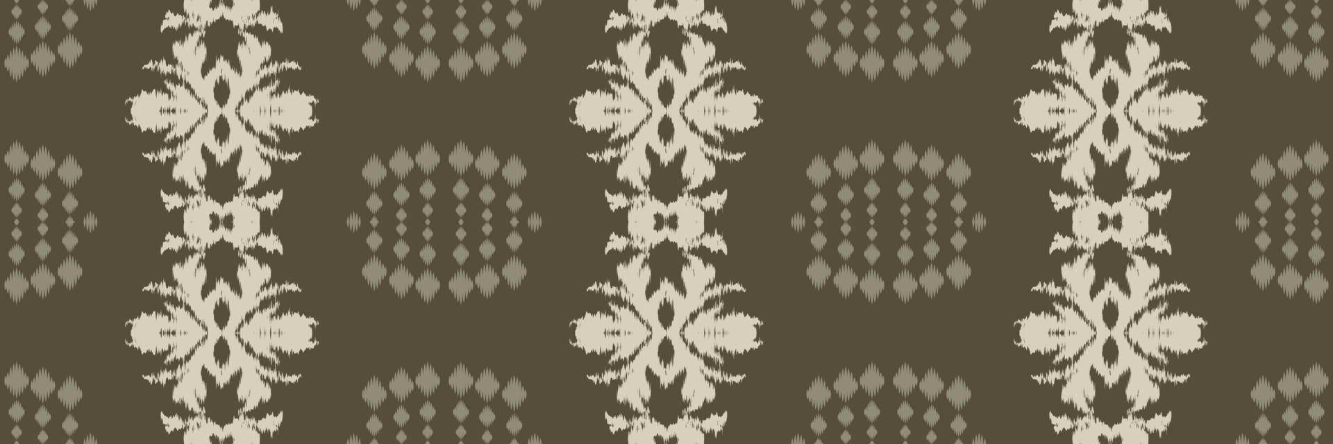 Batik Textile Ethnic ikat triangle seamless pattern digital vector design for Print saree Kurti Borneo Fabric border brush symbols swatches designer