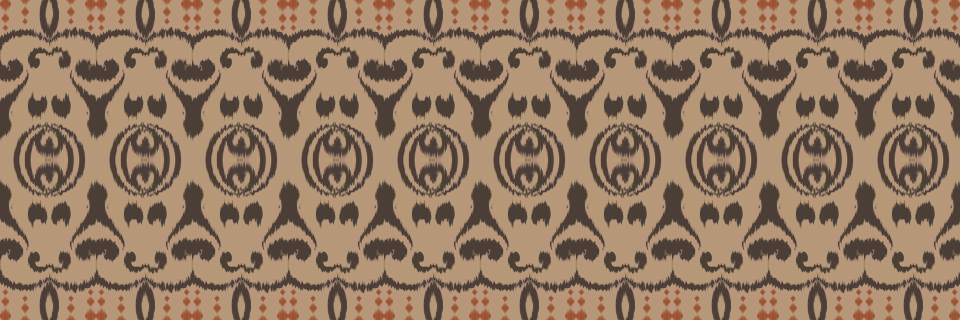 Batik Textile ikat Aztec seamless pattern digital vector design for Print saree Kurti Borneo Fabric border brush symbols swatches cotton