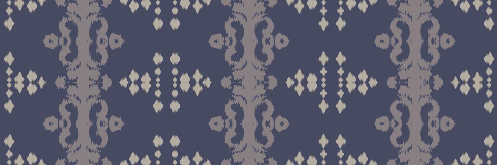 Batik Textile Ethnic ikat fabric seamless pattern digital vector design for Print saree Kurti Borneo Fabric border brush symbols swatches designer