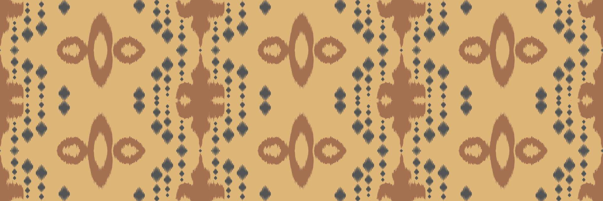 Batik Textile ikat flower seamless pattern digital vector design for Print saree Kurti Borneo Fabric border brush symbols swatches party wear