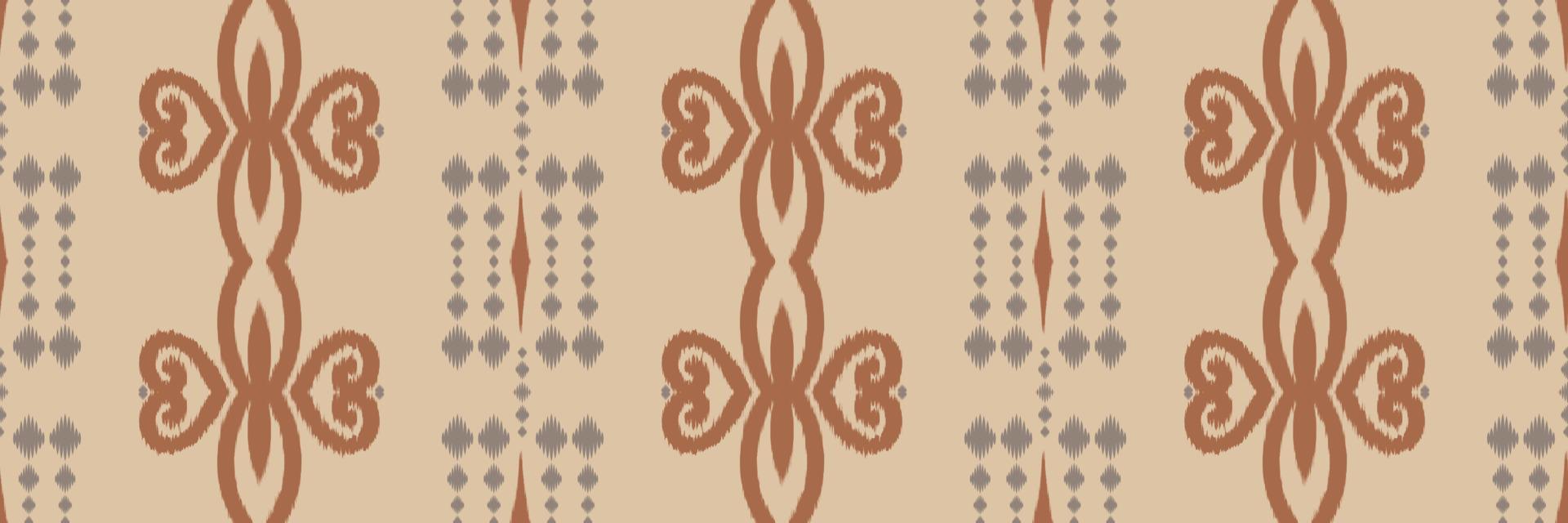 Batik Textile Ikkat or ikat designs seamless pattern digital vector design for Print saree Kurti Borneo Fabric border brush symbols swatches party wear