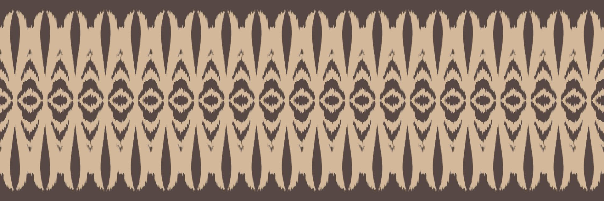 motivo textil batik ikat raya patrón sin costuras diseño vectorial digital para imprimir saree kurti borde de tela símbolos de pincel muestras diseñador vector