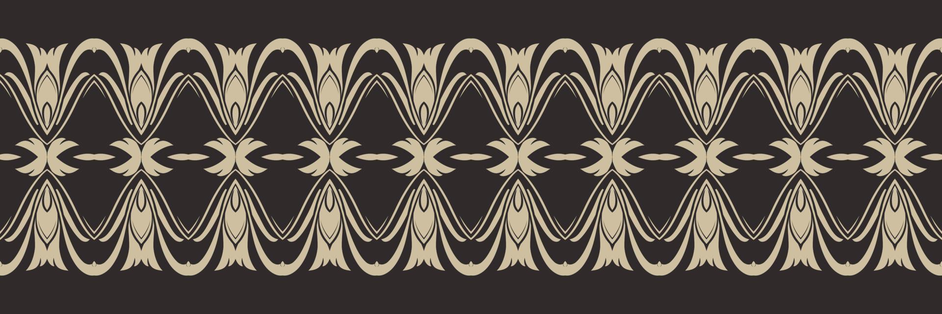 Batik Textile Motif ikat designs seamless pattern digital vector design for Print saree Kurti Borneo Fabric border brush symbols swatches party wear