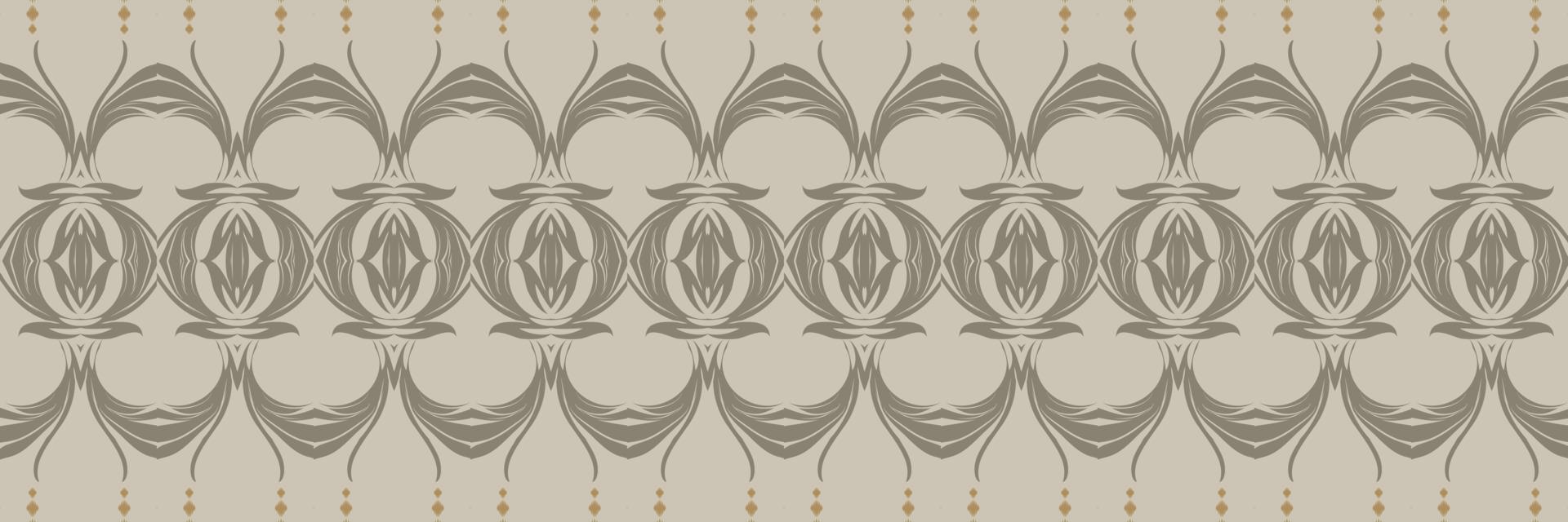 Ethnic ikat texture batik textile seamless pattern digital vector design for Print saree Kurti Borneo Fabric border brush symbols swatches cotton