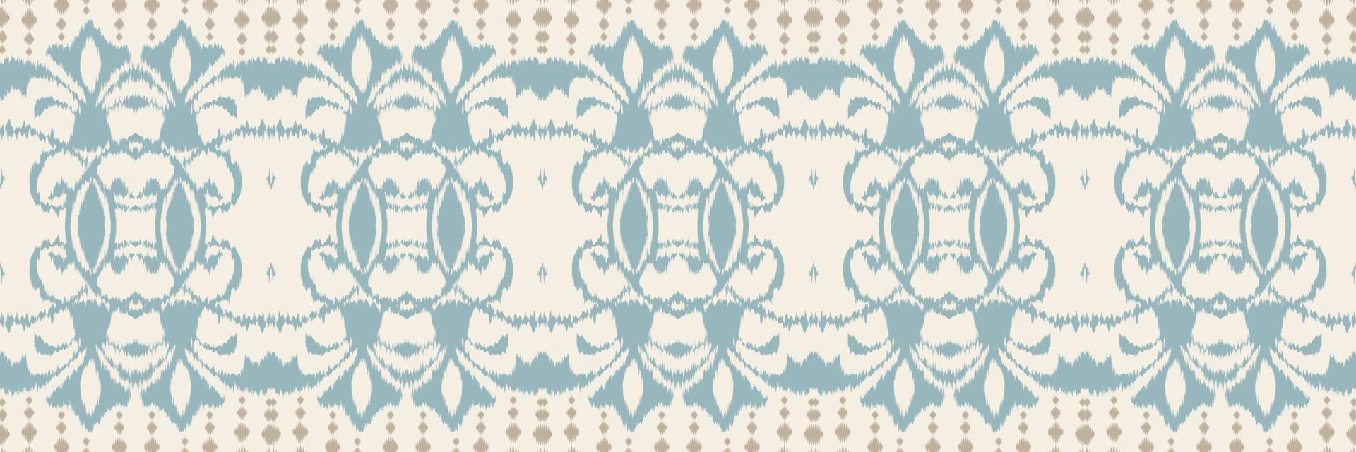 diseño étnico ikat batik textil de patrones sin fisuras diseño de vector digital para imprimir saree kurti borde de tela símbolos de pincel de borde diseñador de muestras