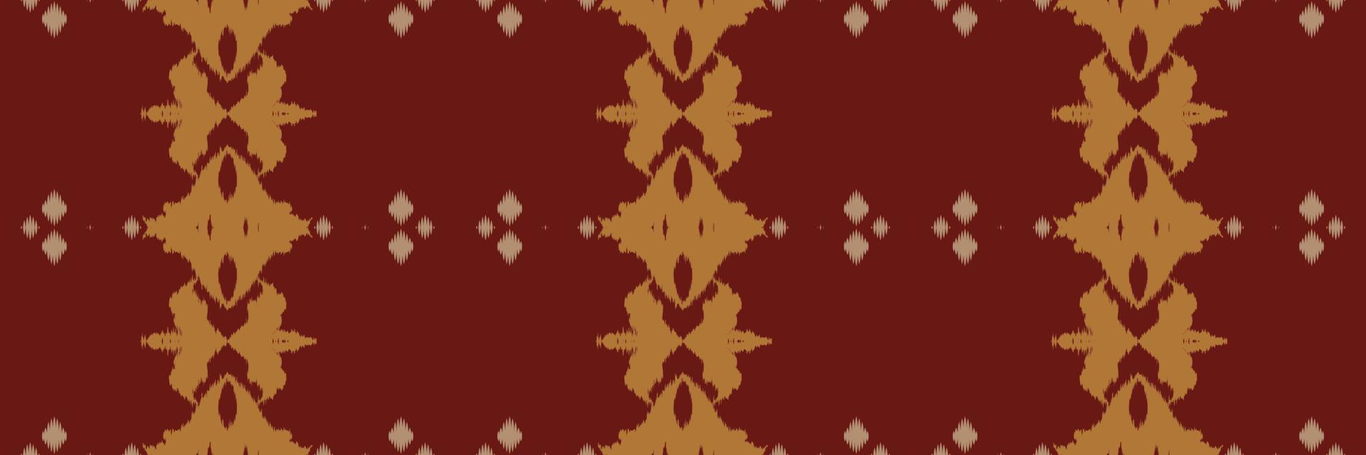 ikat chevron batik textil patrón sin costuras diseño vectorial digital para imprimir saree kurti borde de tela símbolos de pincel muestras de algodón vector