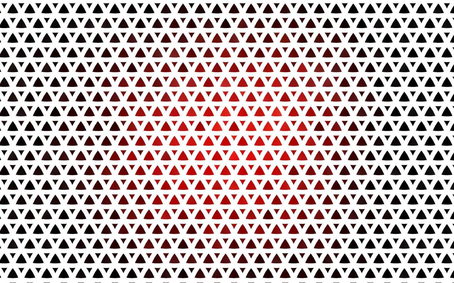 Light Red vector seamless backdrop with lines, triangles.