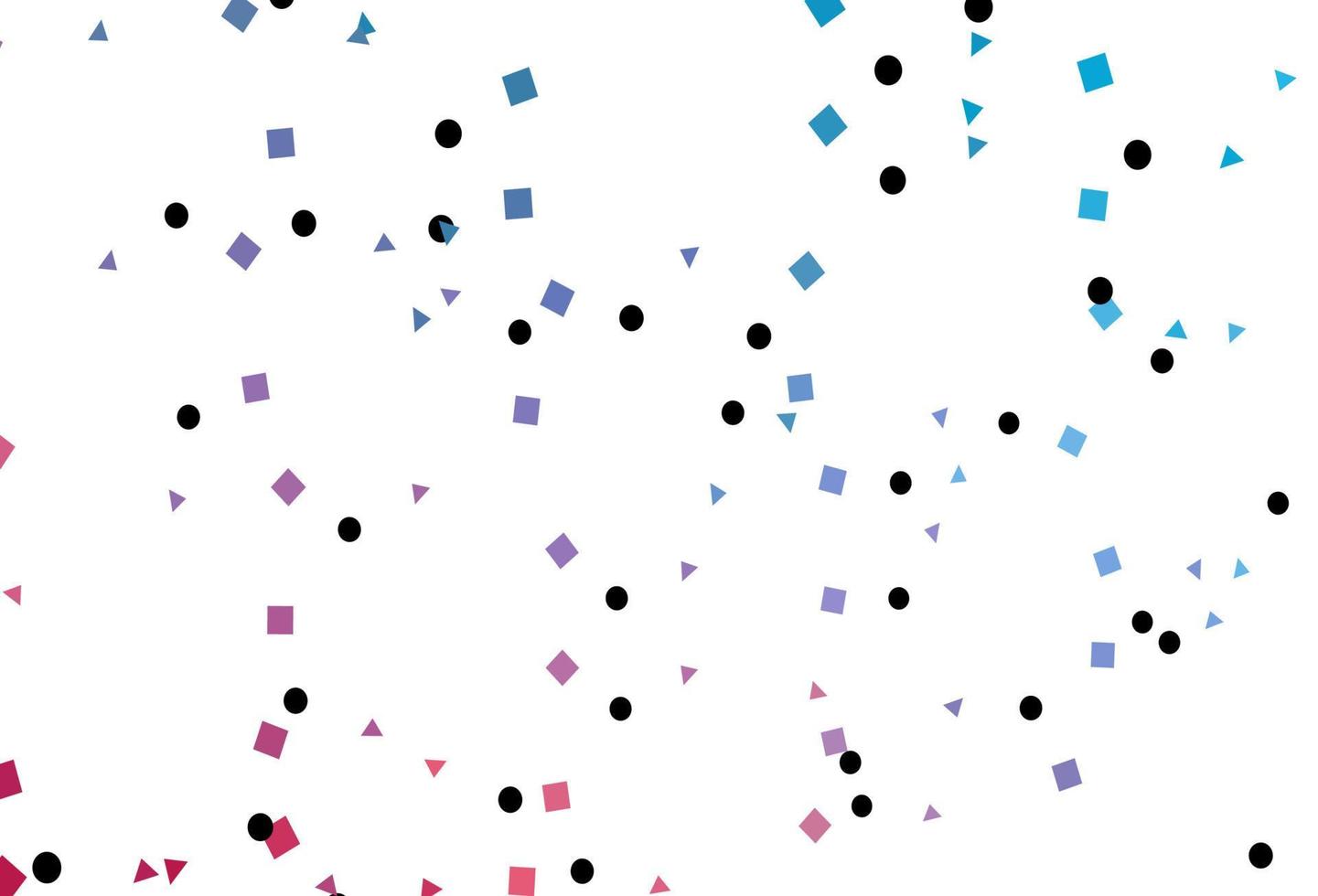 Light Blue, Red vector cover in polygonal style with circles.