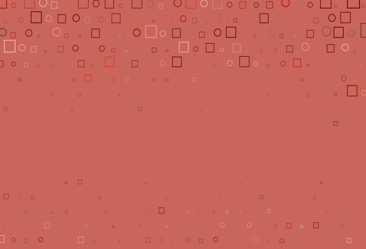 Light Red vector layout with circle spots, cubes.