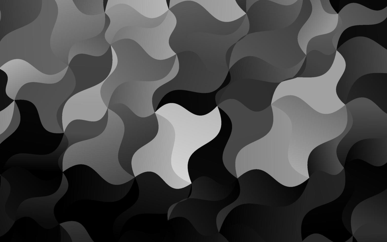 Dark Silver, Gray vector template with abstract lines.