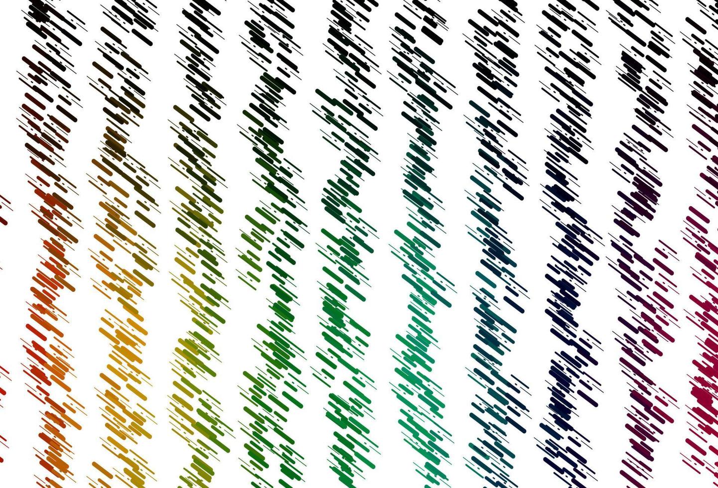 Light Multicolor, Rainbow vector background with straight lines.