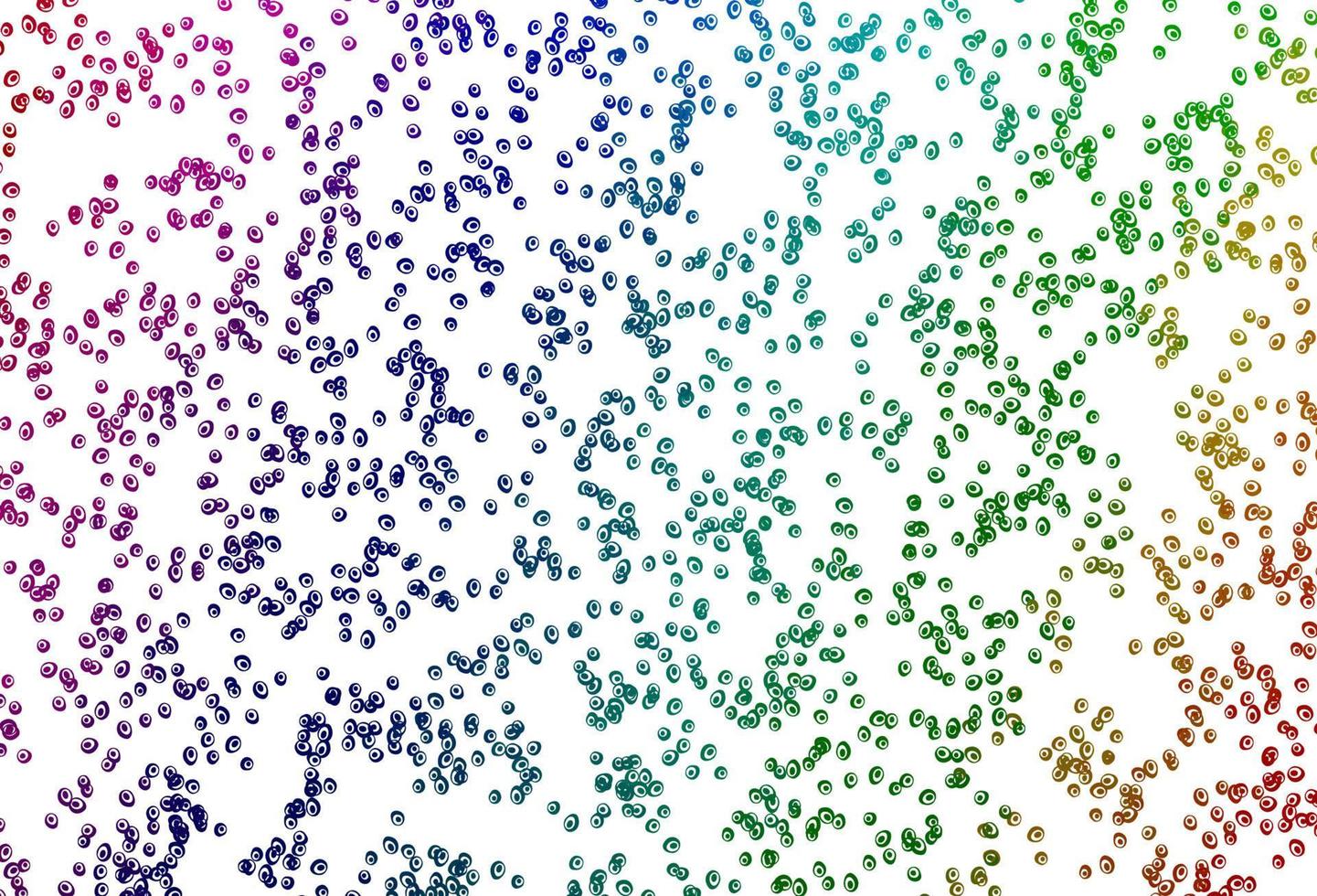 Light Multicolor, Rainbow vector pattern with spheres.