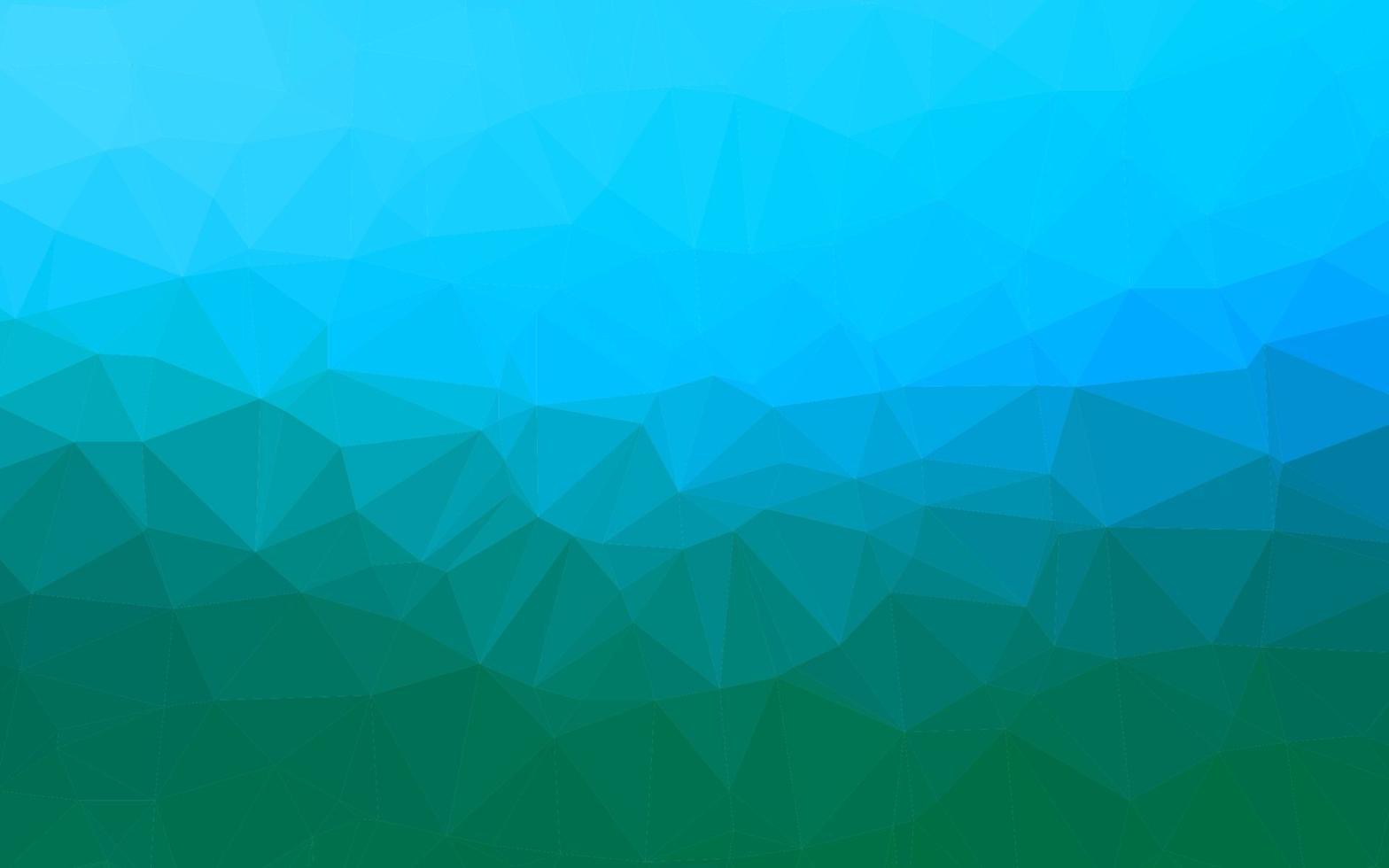 Light Blue, Green vector polygonal background.