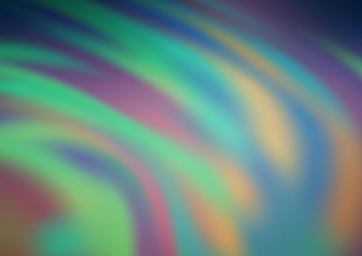 Dark Blue, Green vector bokeh pattern.