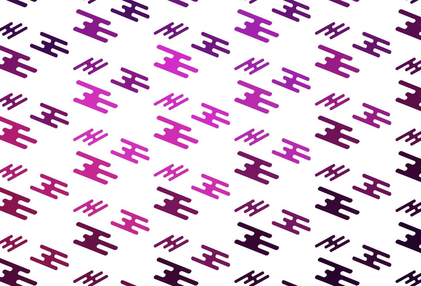 diseño de vector rosa claro con líneas planas.