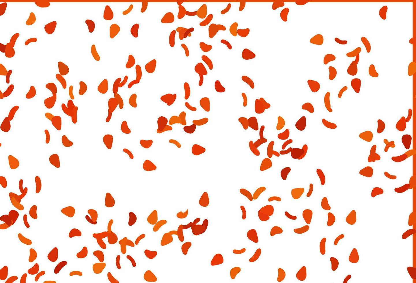 Light Orange vector backdrop with abstract shapes.